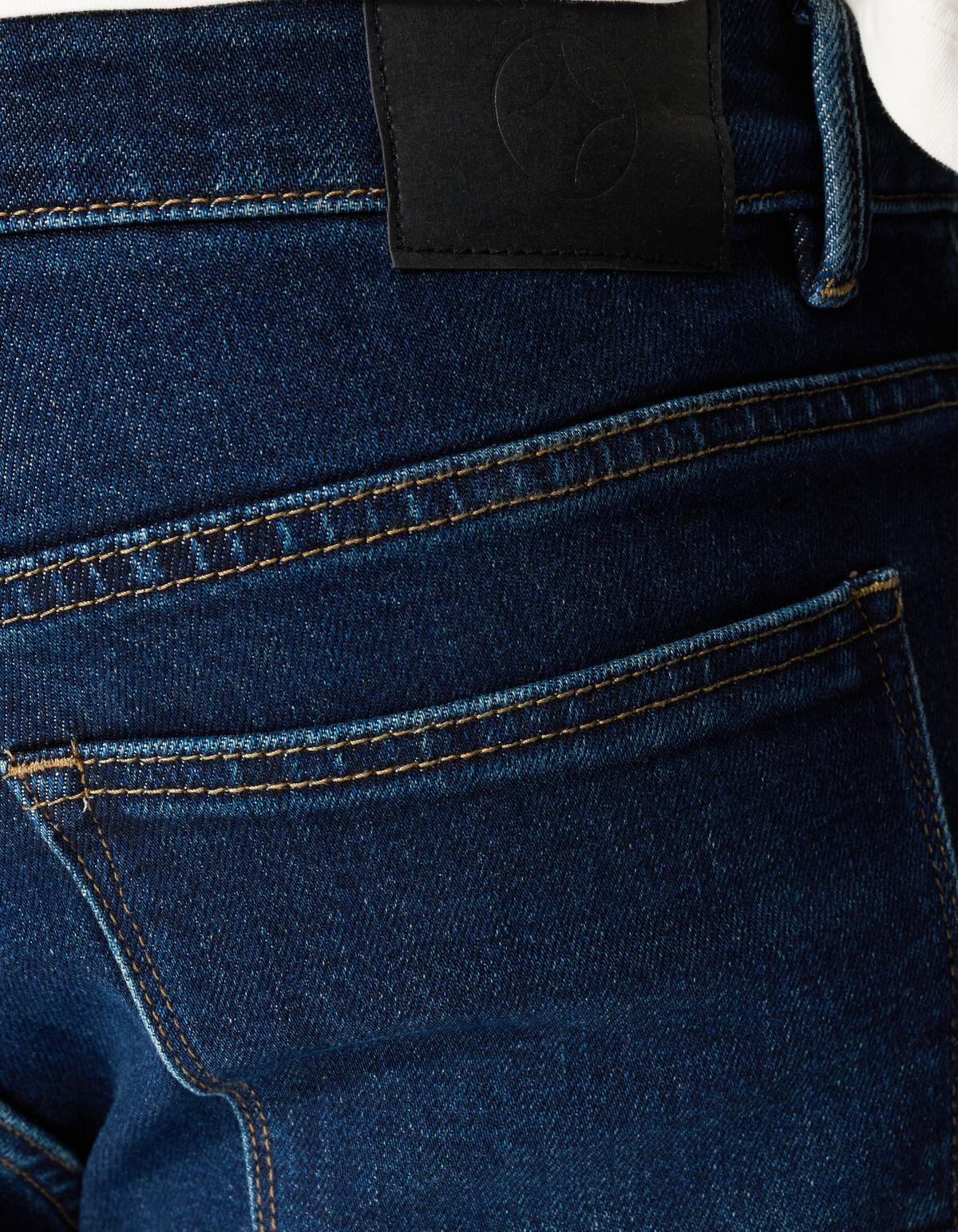Slim Straight Fit Jeans Donkerblauw L34