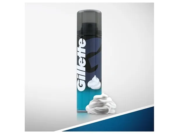 Gillette Classic Sensitive, Barber-mousse, Mænd, Sensitiv hud, 200 ml, 1 stk