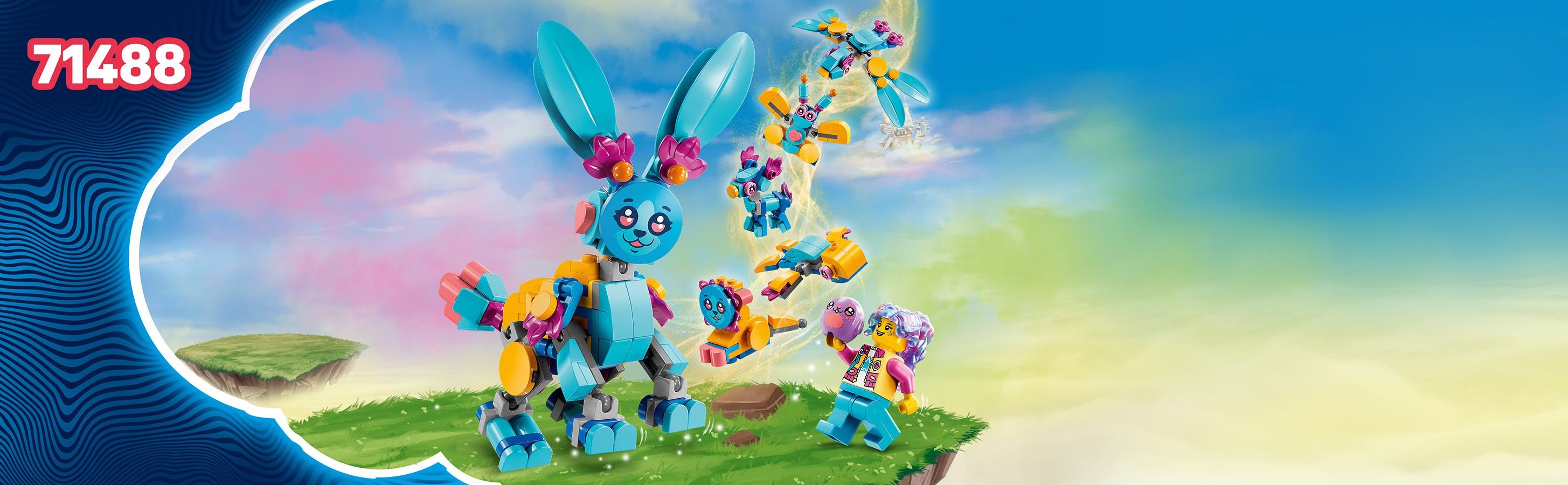 LEGO - DREAMZzz - Izzie og gaming-kaninen Bunchurro (71490)