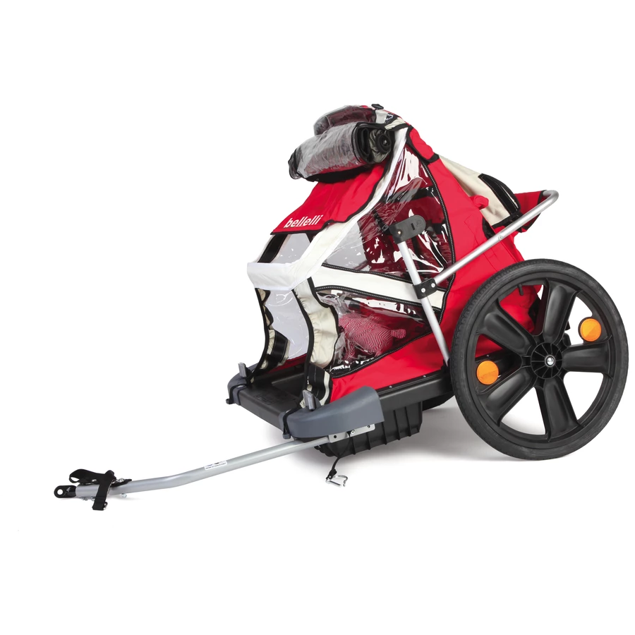BELLELLI Fahrradanhänger B-Travel Children Trailer Orange
