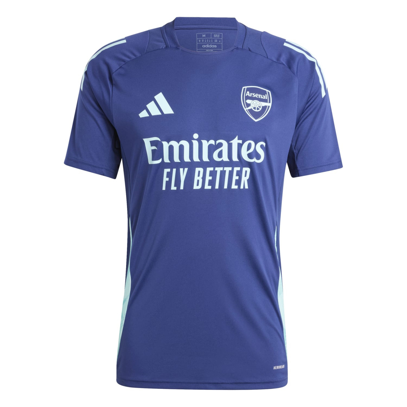 Adidas Arsenal Trainingsshirt 2024-2025 Donkerblauw Lichtblauw