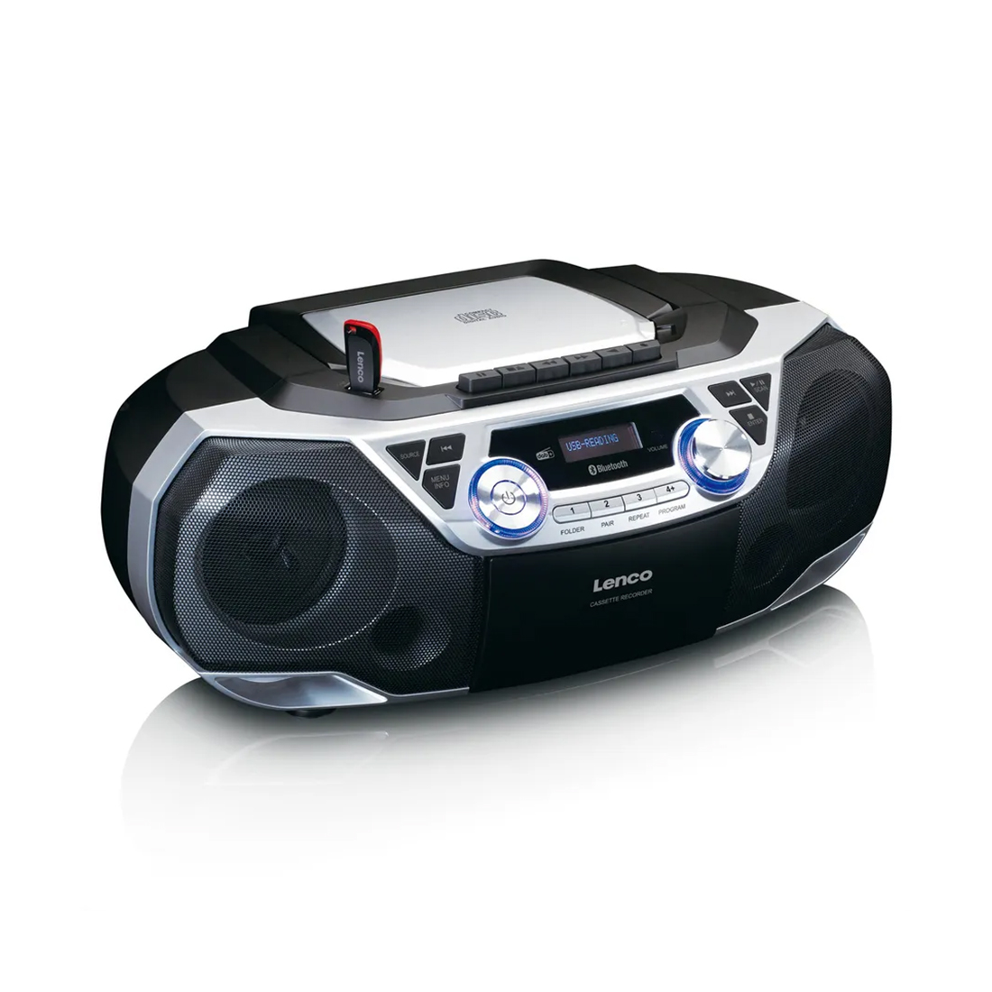 Lenco Radio DAB+ SCD-720 mit CD silber