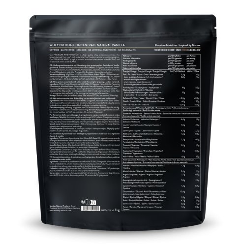 Sunday Natural Products  Whey Protein Natural Vanilla