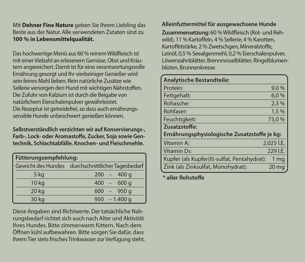 Dehner Fine Nature Nassfutter für Hunde