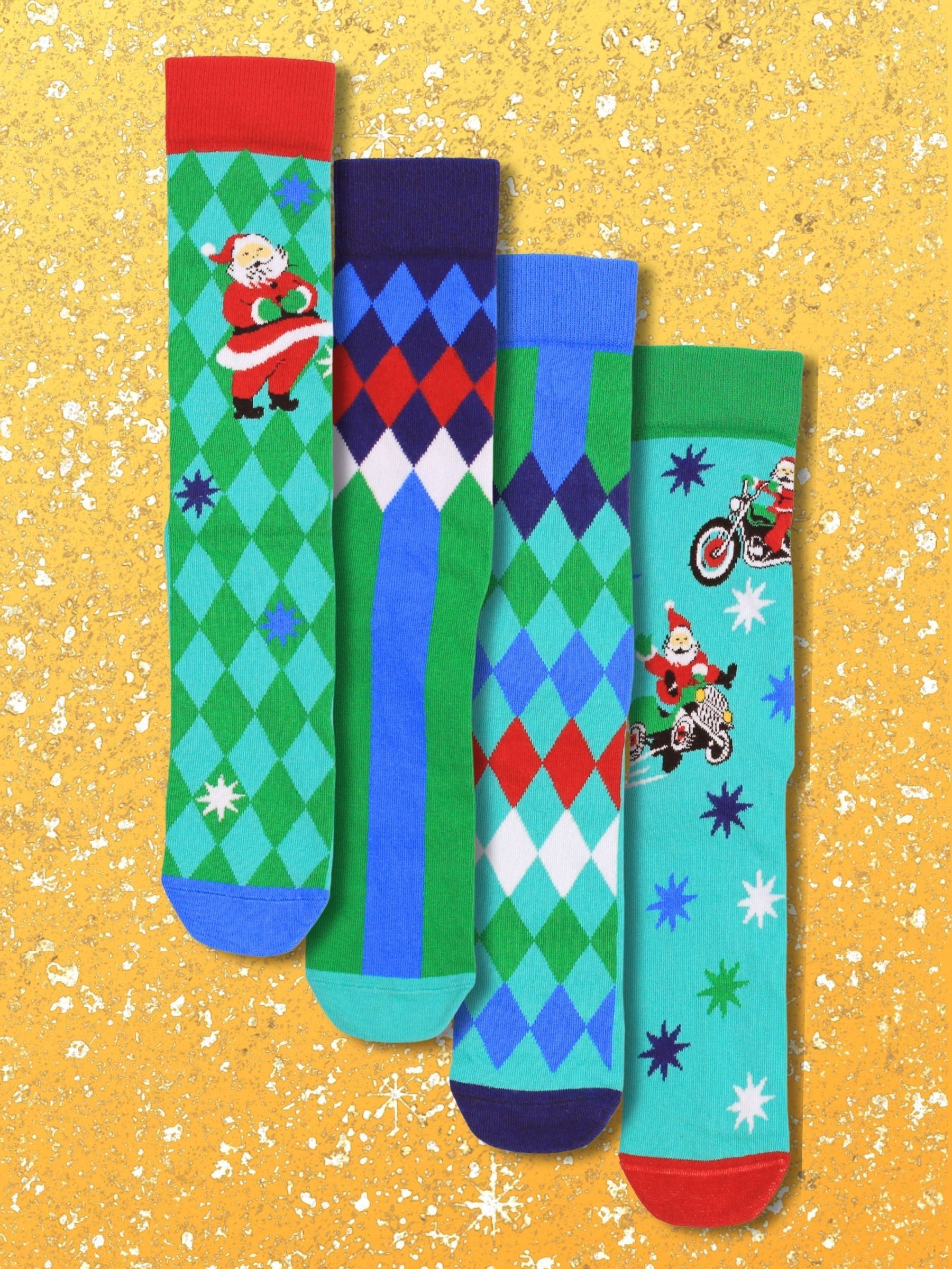 United Odd Socks Santa Banta heren Sokken 4 paar