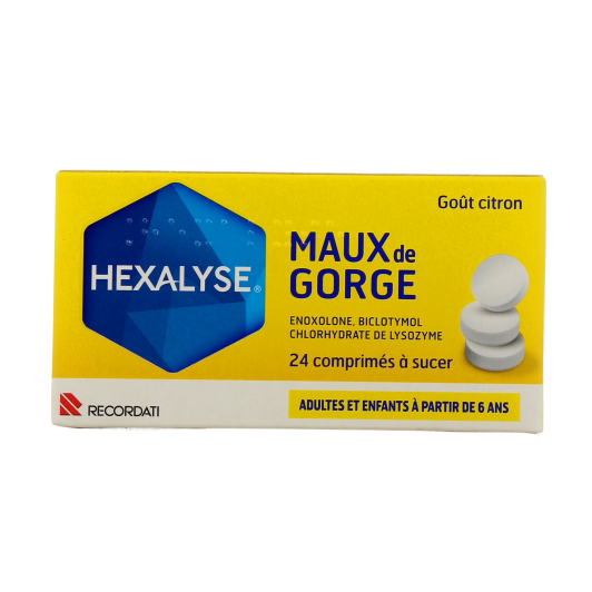 Haxalyse - Maux de gorge