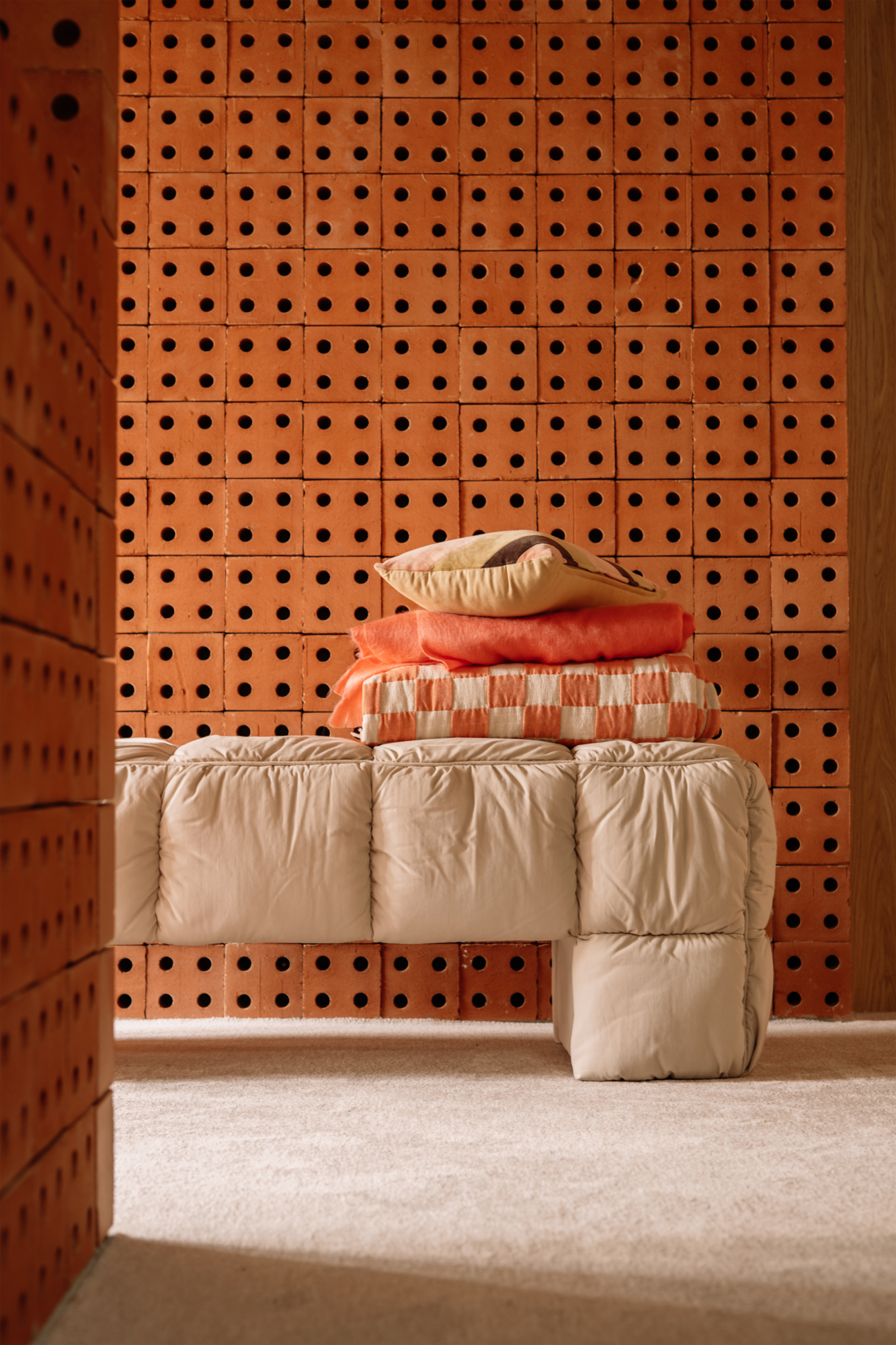 Bedsprei Elza 180x260 cm coral