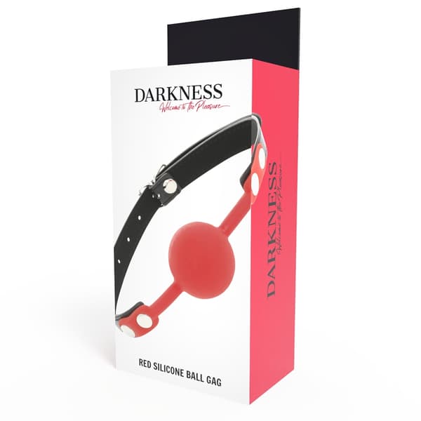 Darkness - Rød Silikon Gag