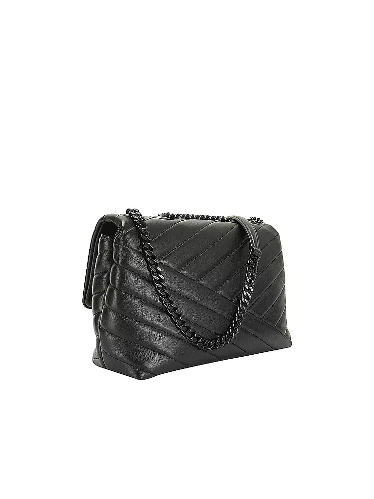 TORY BURCH Ledertasche - Schultertasche SMALL SHOLUDER BAG schwarz