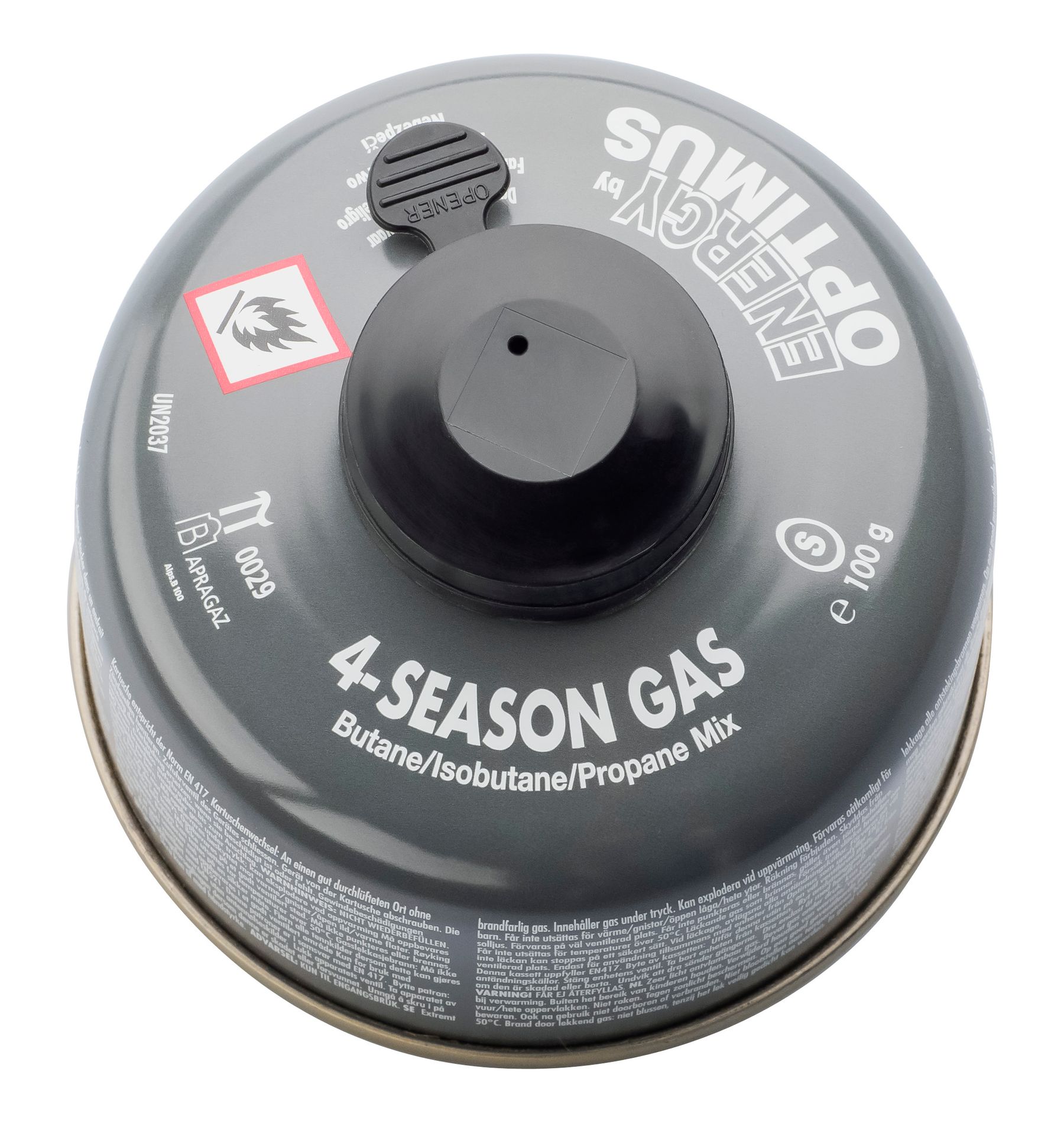 Optimus Gas 100g 4-Season (EN/FR/DE/NO/SE/PL/NL)
