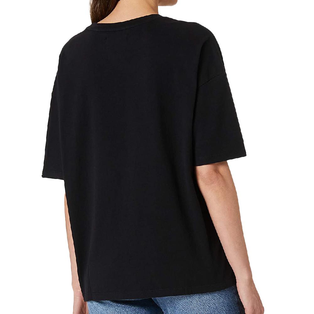 Superdry T-shirt Noir Femme Superdry Boxy