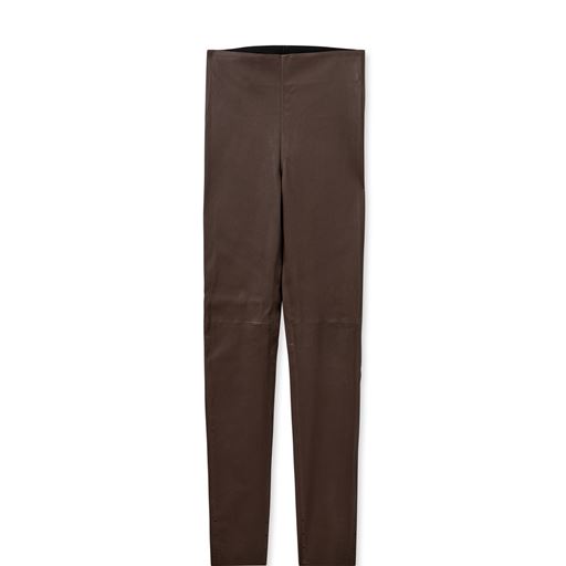 Mos Mosh Lucia Stretch Leather Leggings, Rain Drum, 42