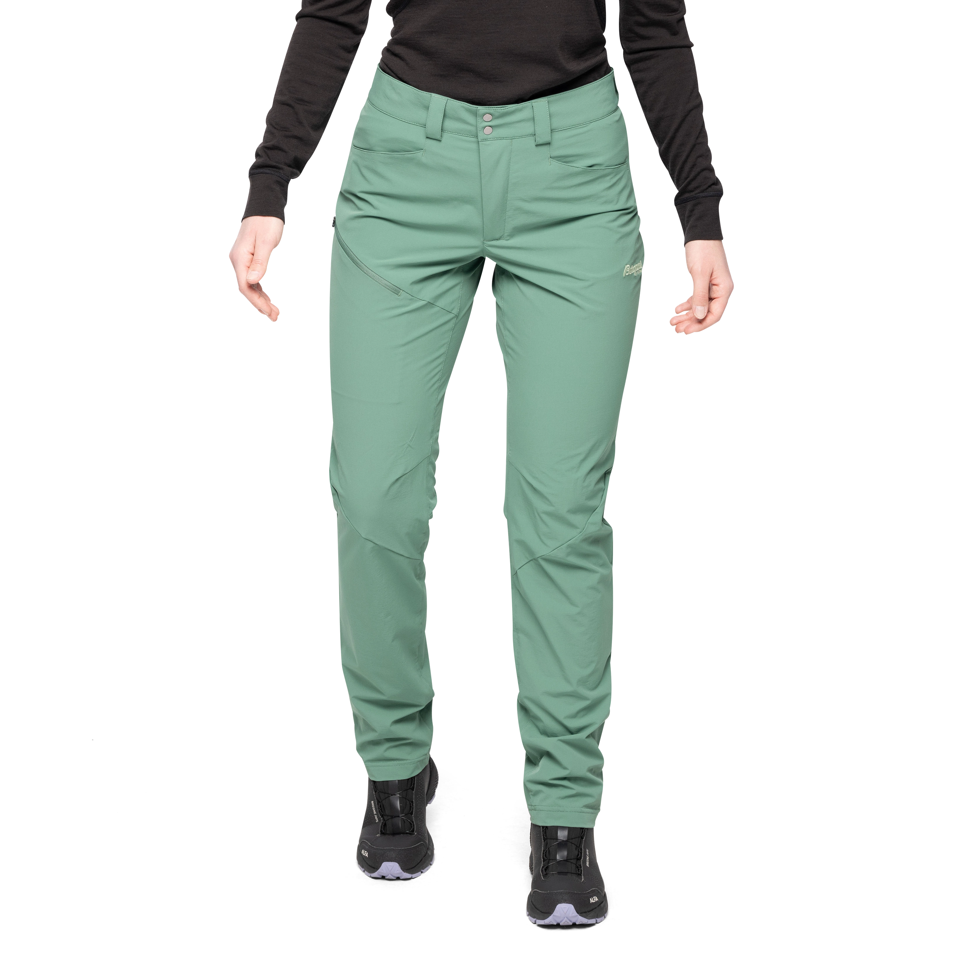 Vandre Light Softshell Pants Women Dark Jade Green