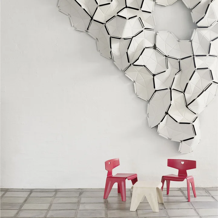 Kvadrat - Clouds 8er-Set, Divina Melange 120 (meliertes grau) / Divina 106 (weiss)