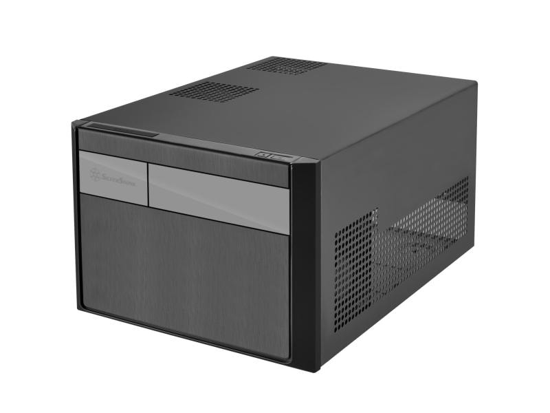 SilverStone PC-Gehäuse SST-SG11B Übersichtlich konzipiertes SFF-Gehäuse mit modernisiertem Layout