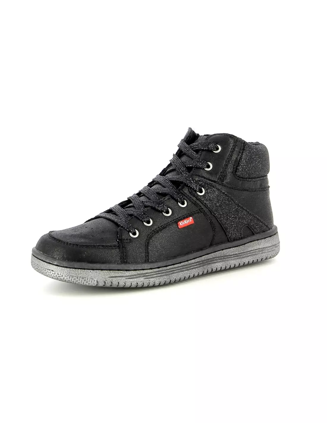 KICKERS LOWELL - Baskets Noirbrillant