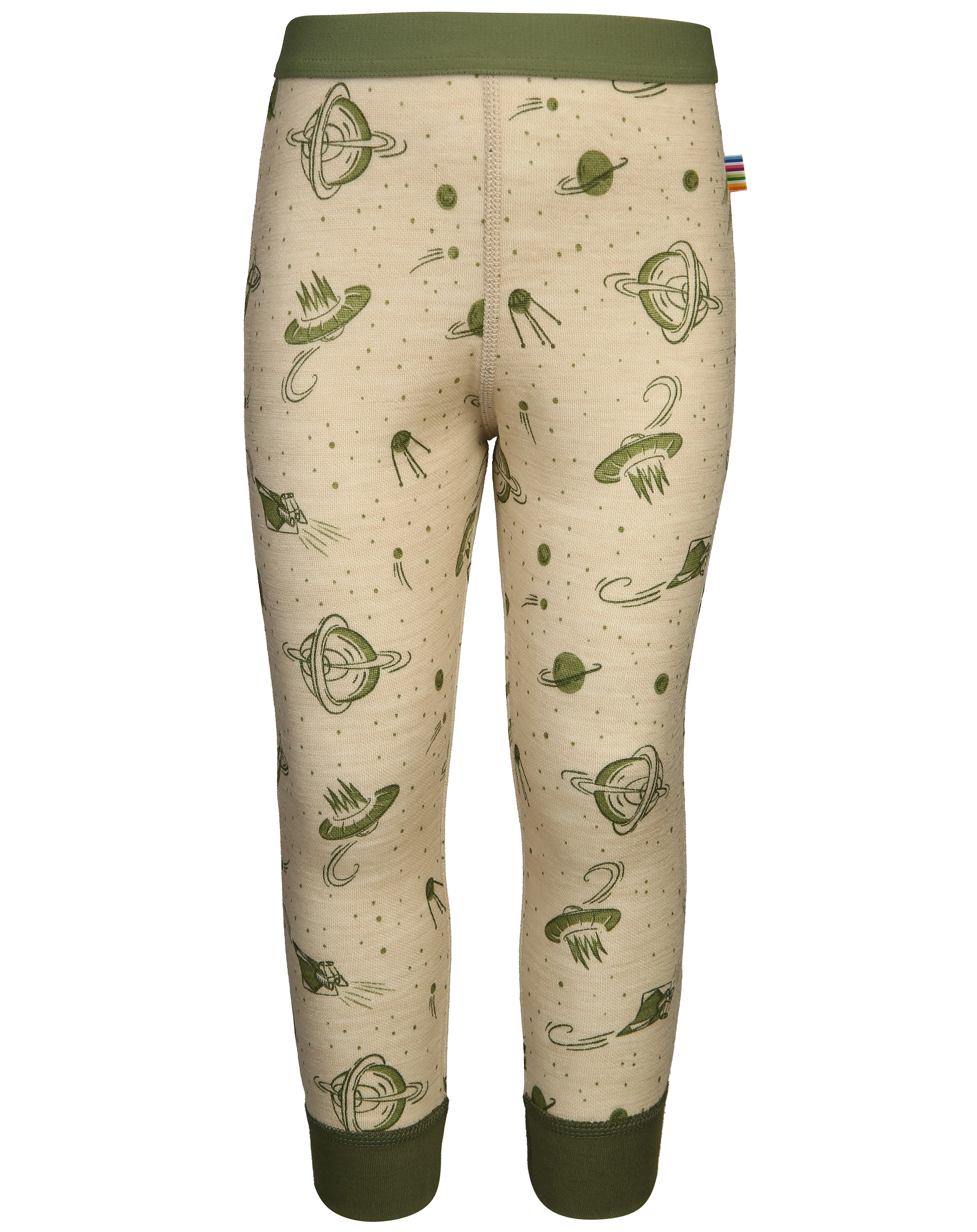 Woll-Leggings 70 - SKids in green
