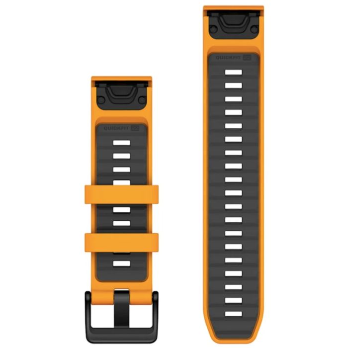 Garmin Unisex Diverse QuickFit® 22 Strap (Silicone) Orange