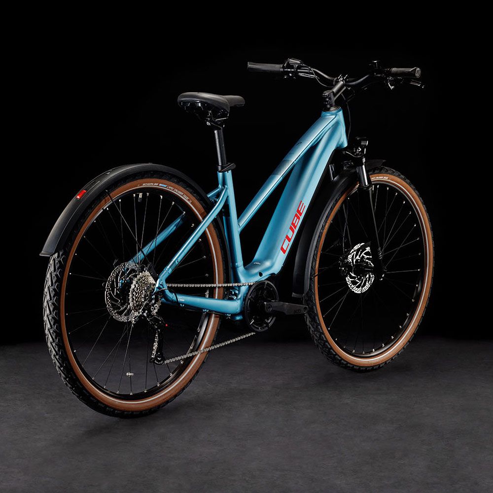 Cube Nuride Hybrid Performance 625 Allroad Lady metalblue´n´red kaufen | Bike-Discount