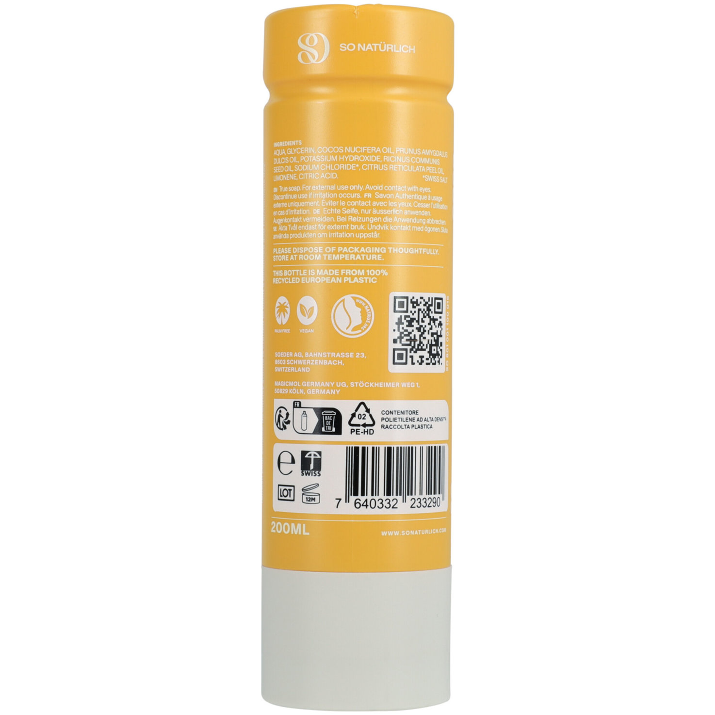 SO True Body Soap natürlich Weekend Citrus