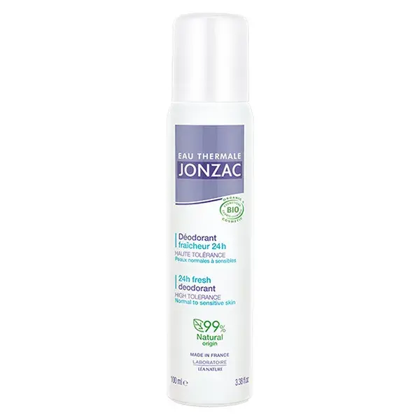 Desodorante Spray Orgânico Jonzac Água Termal 24h 100ml