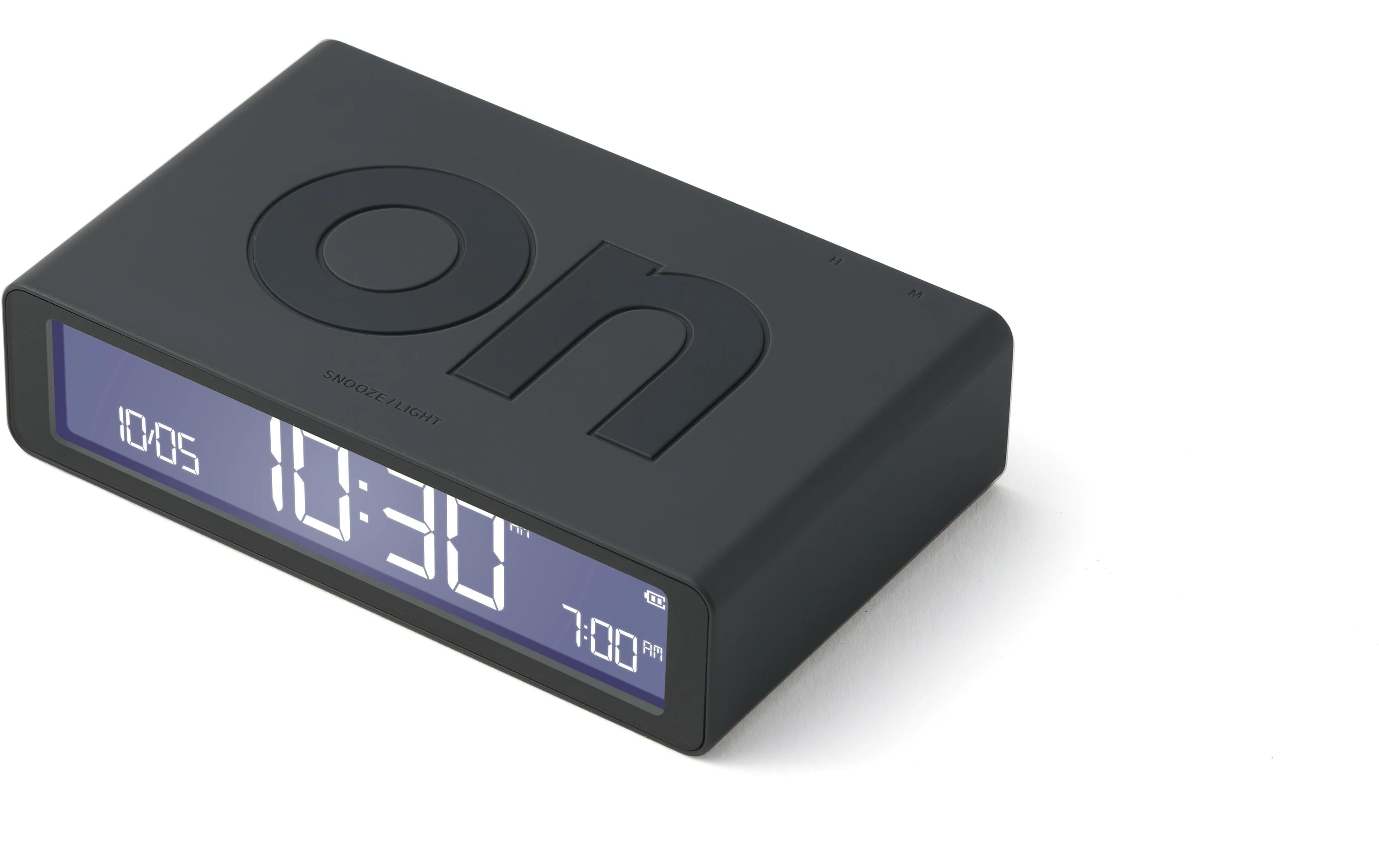 Digitalwecker Flip Classic DunkelgrauLCD-Wecker