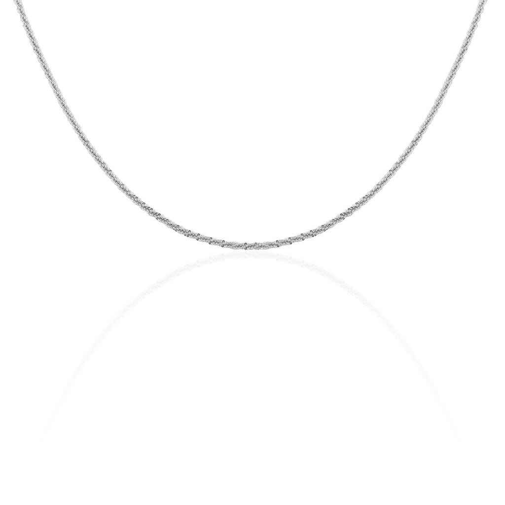Collier Shaynisae Argent Blanc