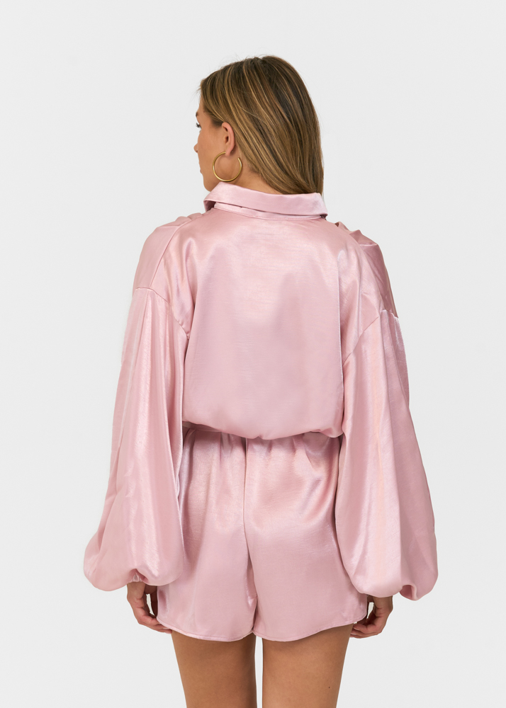 Celeste playsuit lichtroze