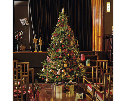Kunstkerstboom Everlands Grandis, verlicht, 150 cm hoog, groen, incl. LED