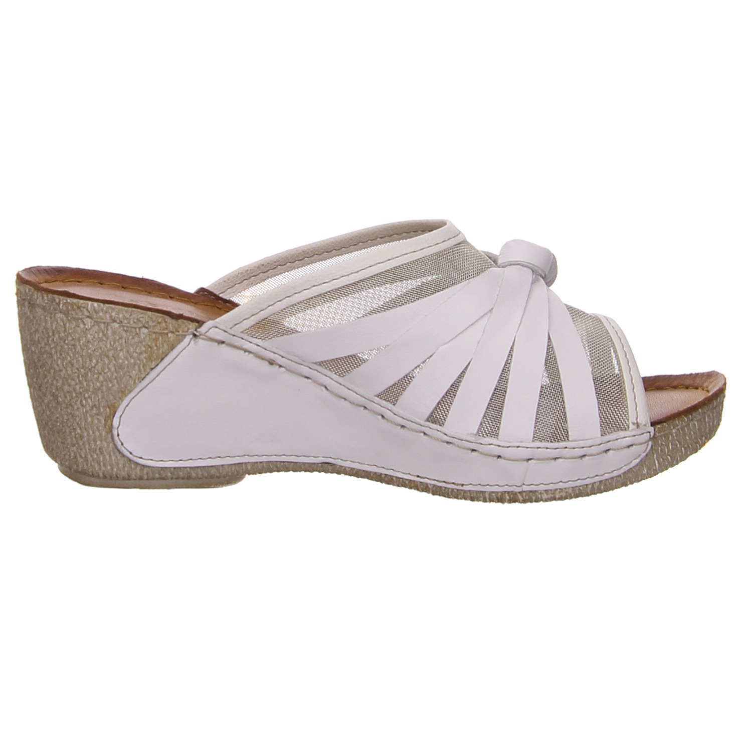 Gemini Pantolette weiß weiss/weiss kombi