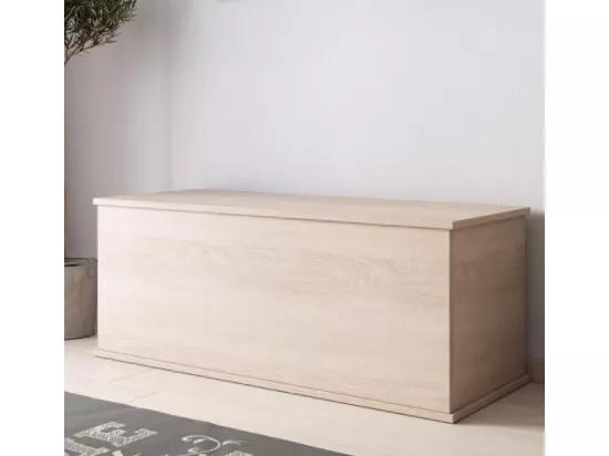 Coffre de rangement pour Chambre à coucher en Sonoma avec 100x40x40cm Ariel