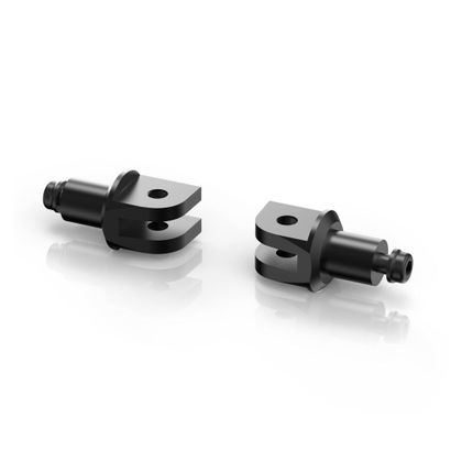 Adaptateur repose pied Rizoma Pilote - 18 mm - Noir