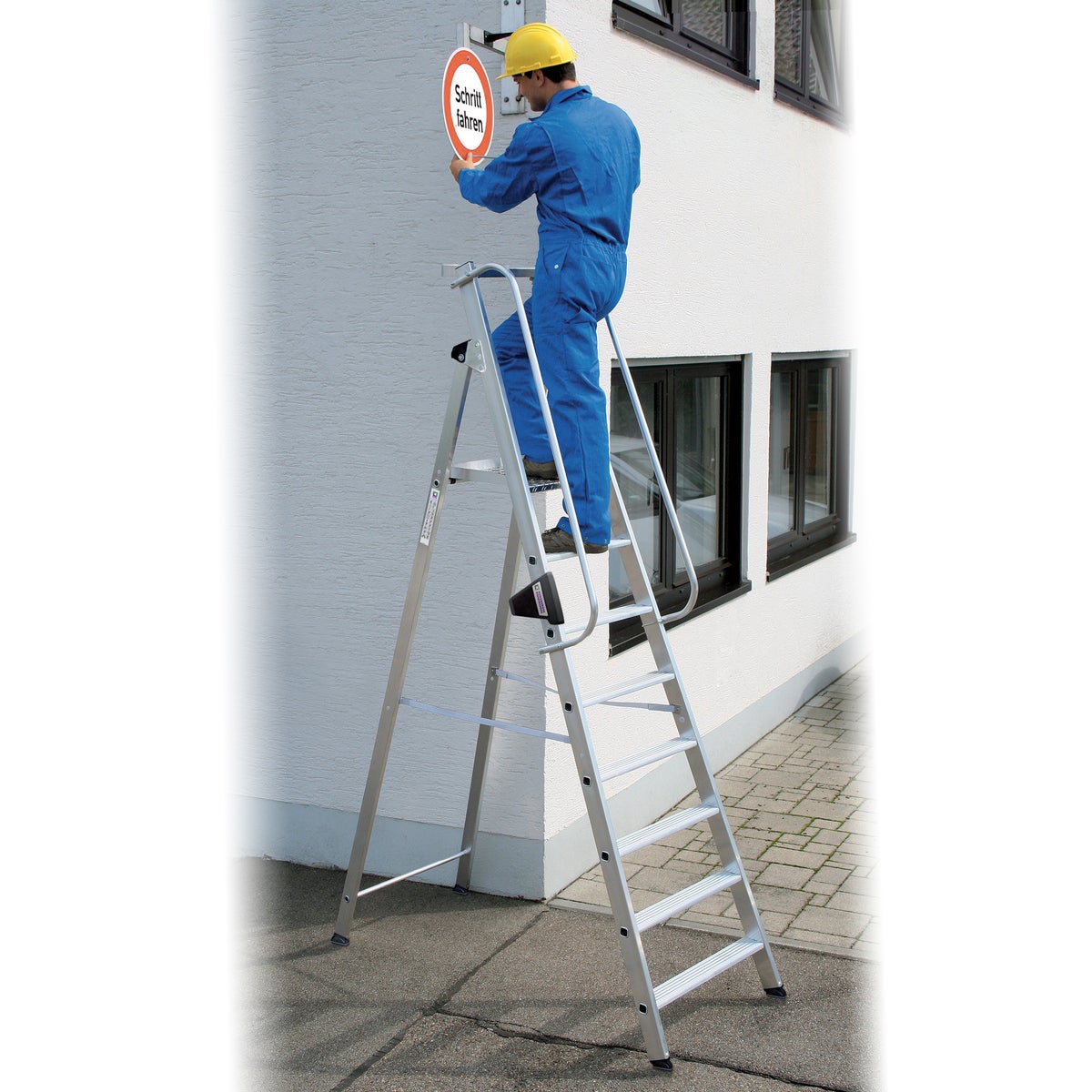 MUNK aluminium trap, 4 treden