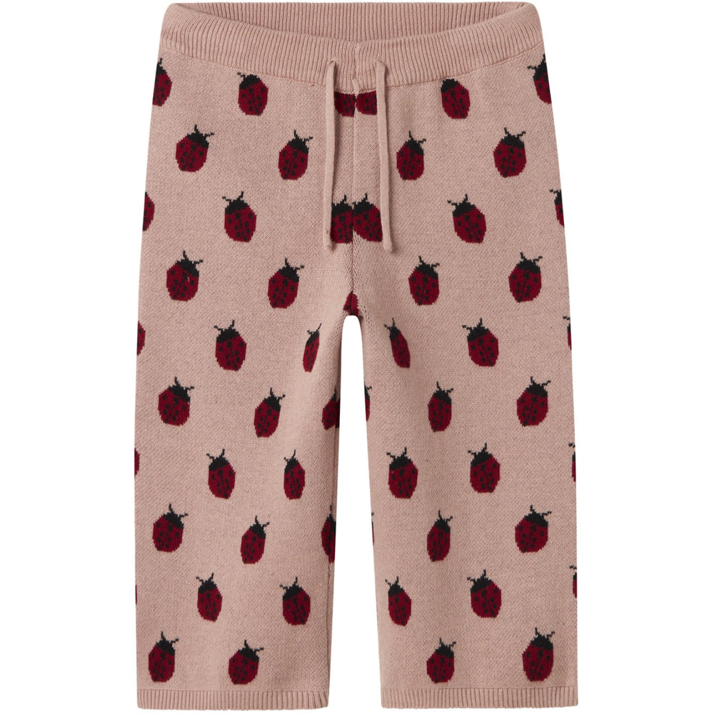Køb Lil'Atelier Misty Rose Nmflulio Wide Strik Ancle Bukser Lil