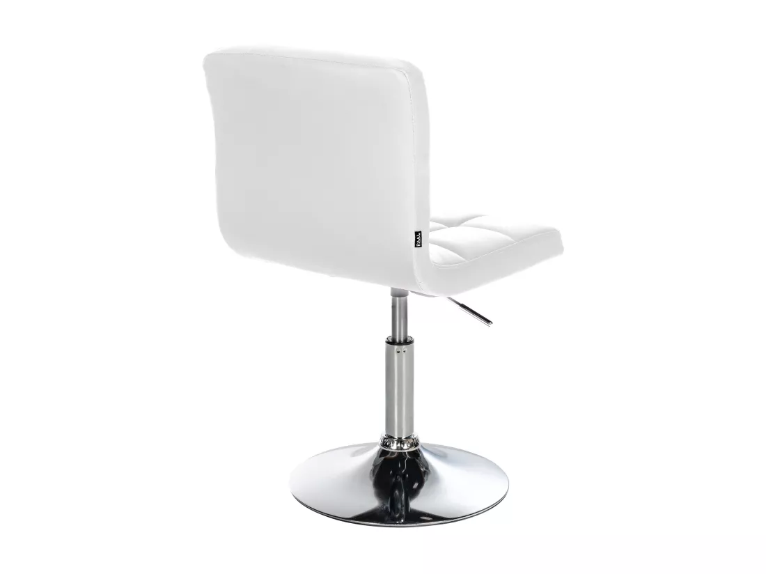 Chaise gondole - Similicuir - Blanc - Palma V2