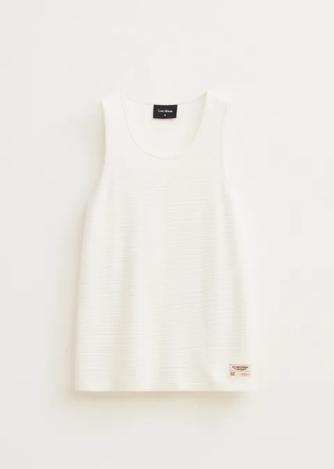 Singlet met structuur off-white (WIT.O)