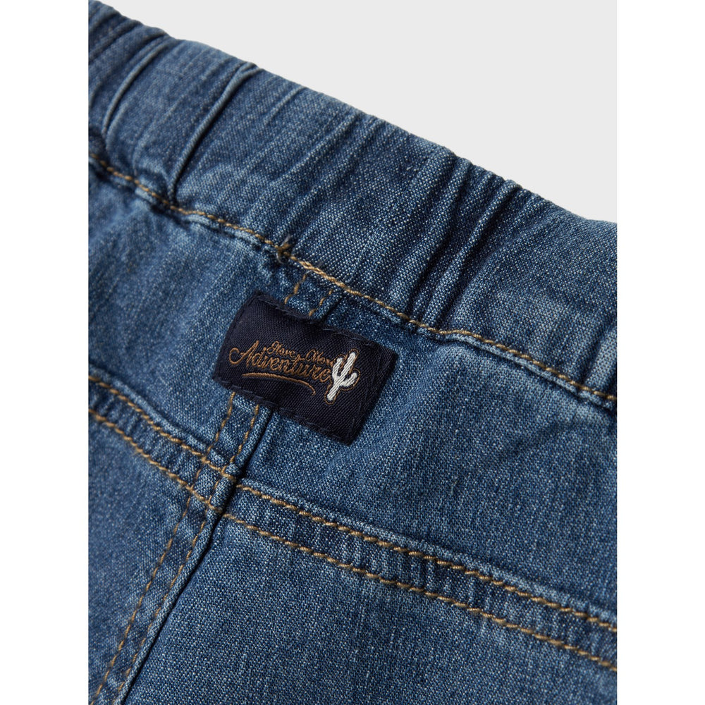 Køb Name It Dark Blue Denim Ben Jogger Denim Knickers