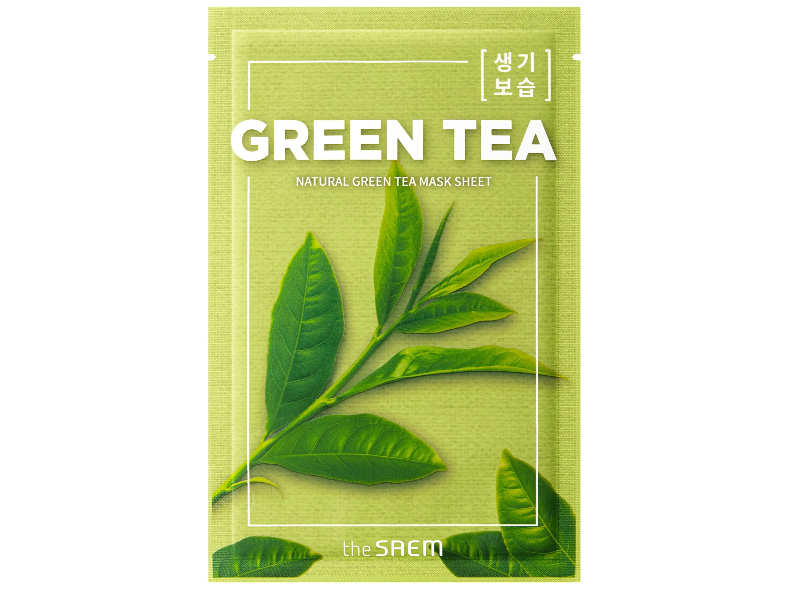 MÁSCARA FACIAL TECIDO THE SAEM CHÁ VERDE 1UN