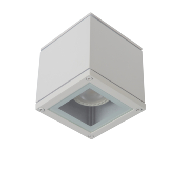 Lucide badkamer spot Aven IP65 wit vierkant