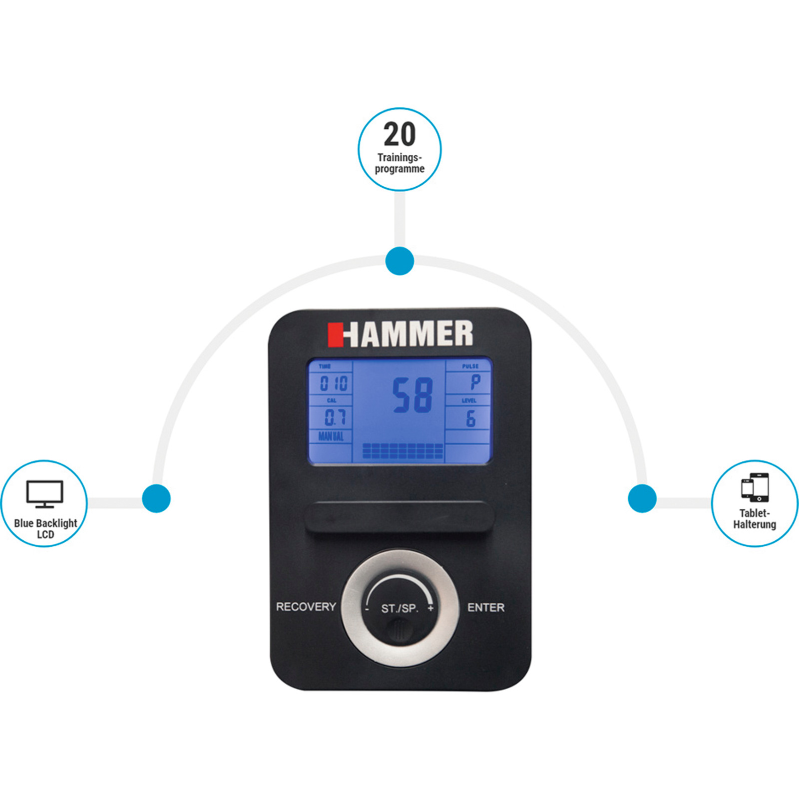 Hammer Rudergerät Pro Force ll