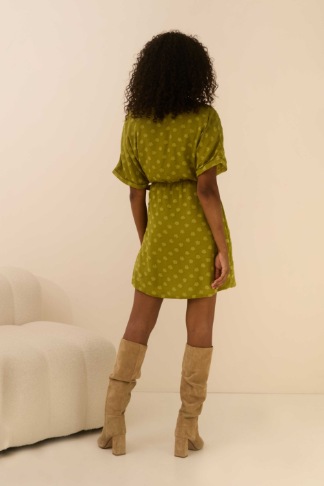Lofty Manner groene dames jurk