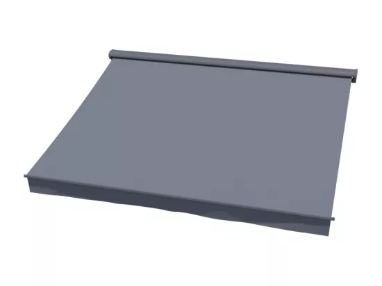 Store banne motirisé 3 x 2,5 m gris polyester LOZIO