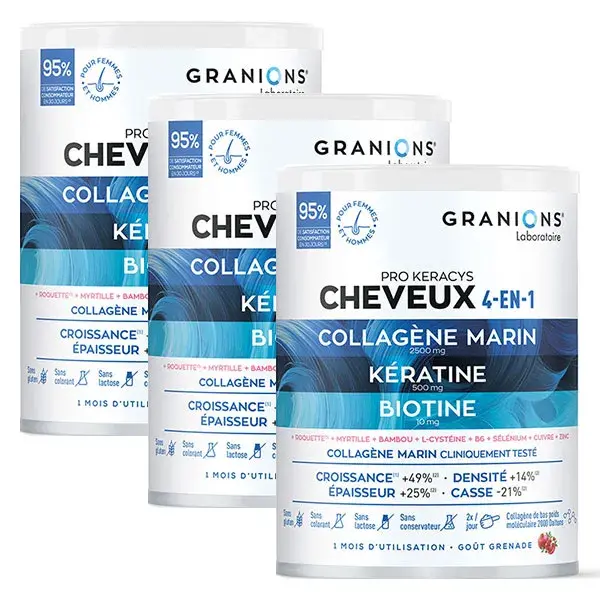 Granions Prokeracys Antiqueda - Programa 4 em 1 de 3 Meses