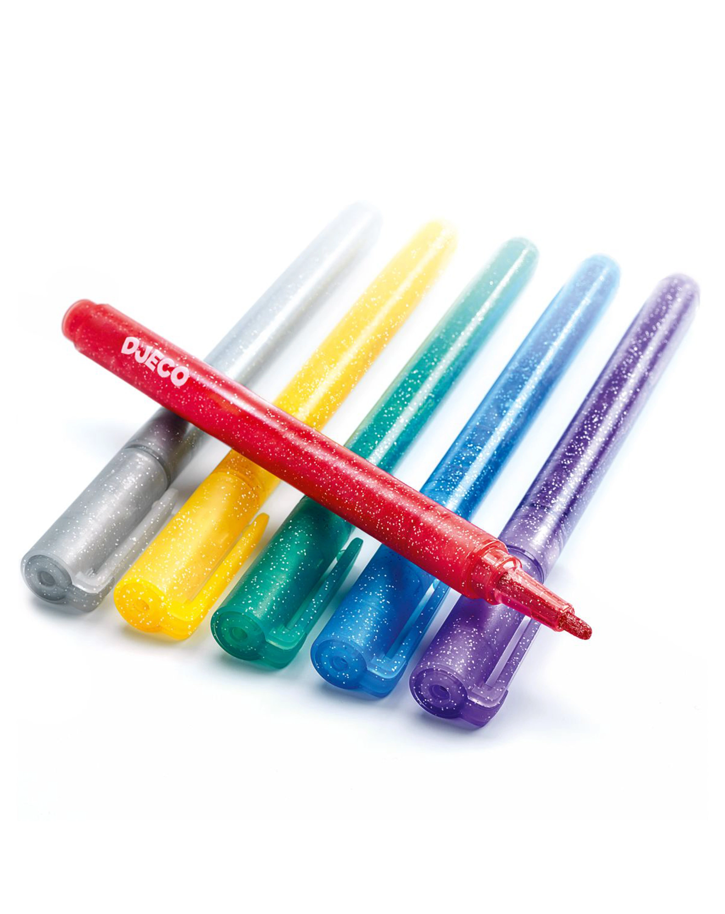 Stifte-Set GLITTER mit 6 Farben