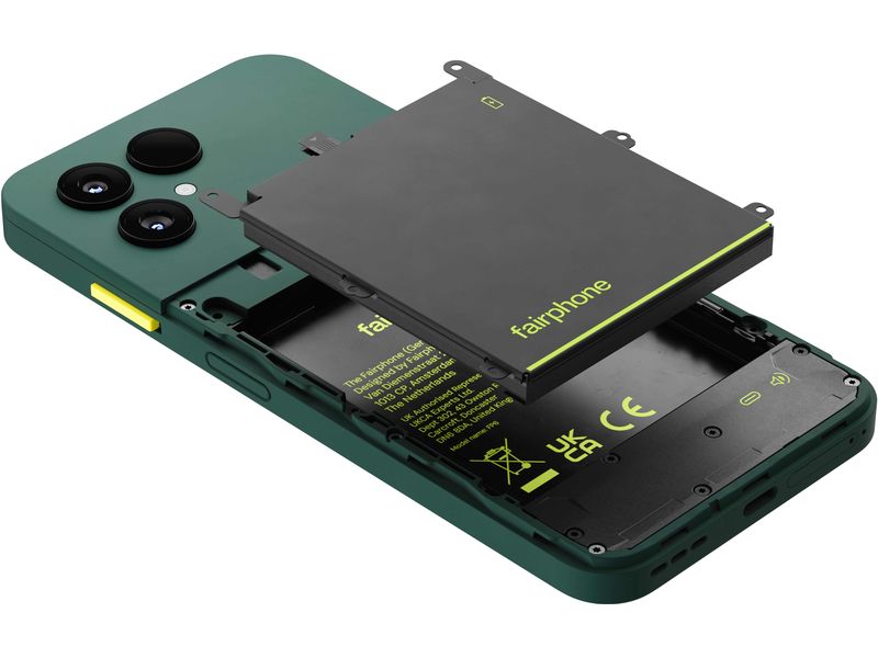 Fairphone Fairphone 6 256 GB Forest green Nachhaltiges Android-Smartphone aus fairer Produktion mit recycelten Materialien