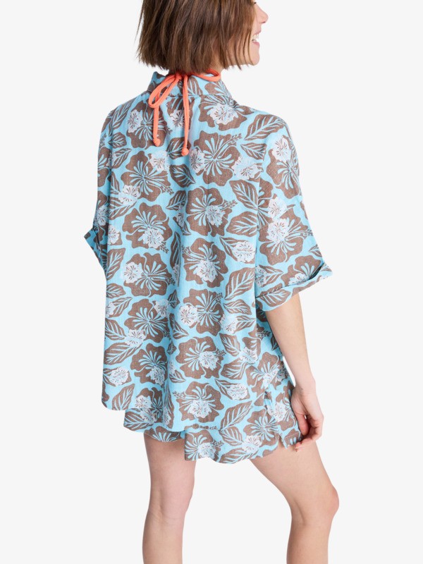 Beachy Nostalgia Chemise manches courtes Marron Femme