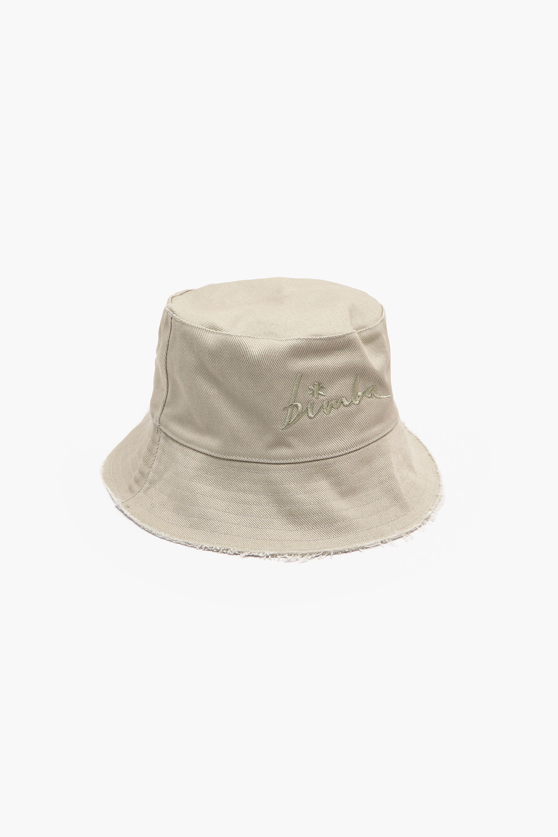 Chapéu de algodão cor de camelo