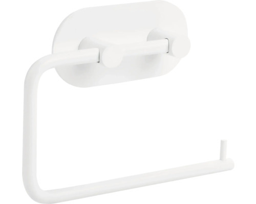 form&style zelfklevende toiletrolhouder, rond, mat wit