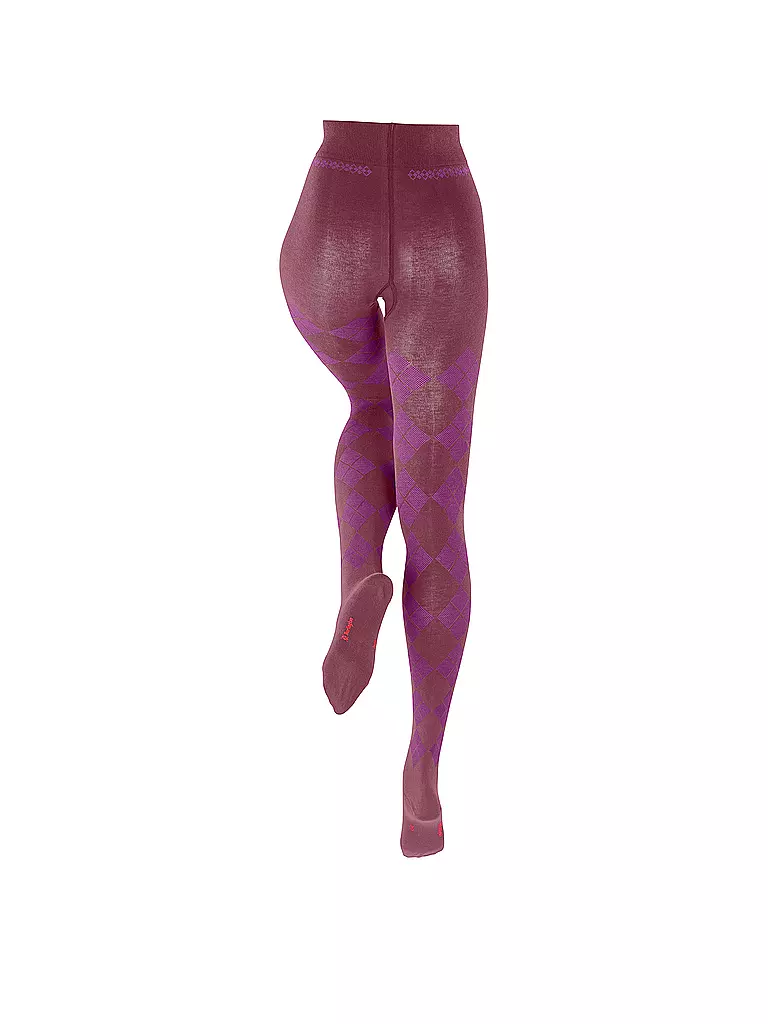 BURLINGTON Strickstrumpfhose ELEGANT ESSENCE burgundy  beere