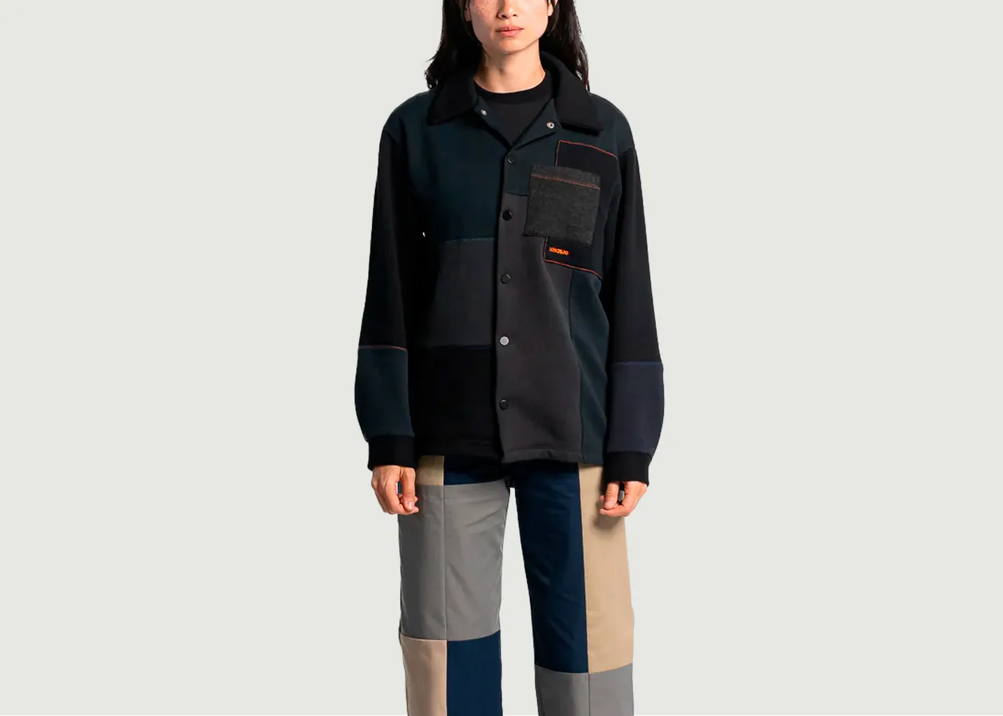 Surchemise en sweat Mosaïque I Losanje